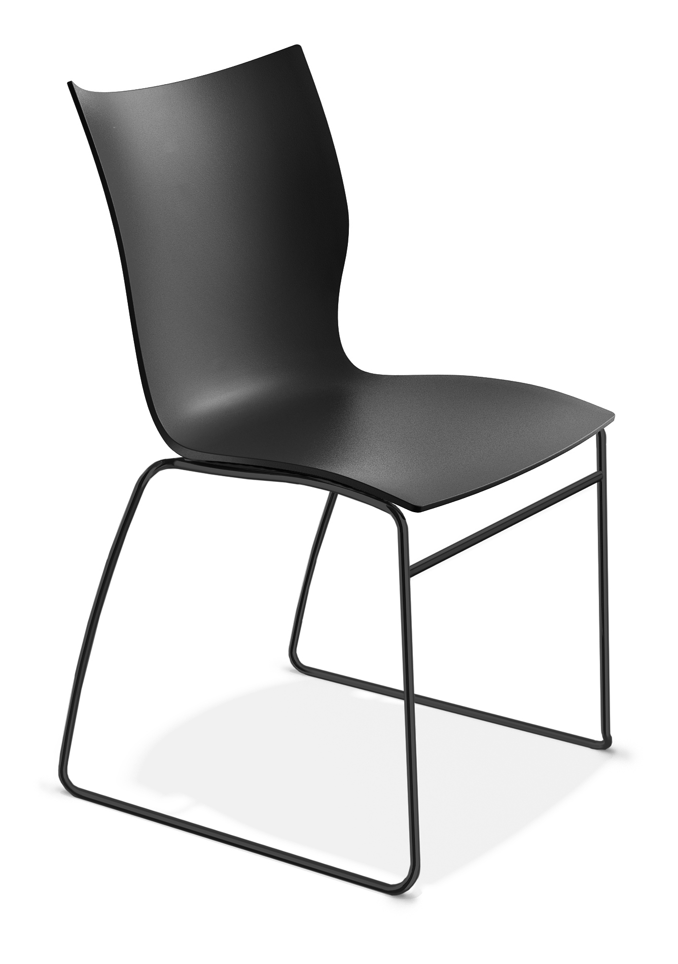 Onyx I | stackable chair with steel wire frame from Onyx family of Casala