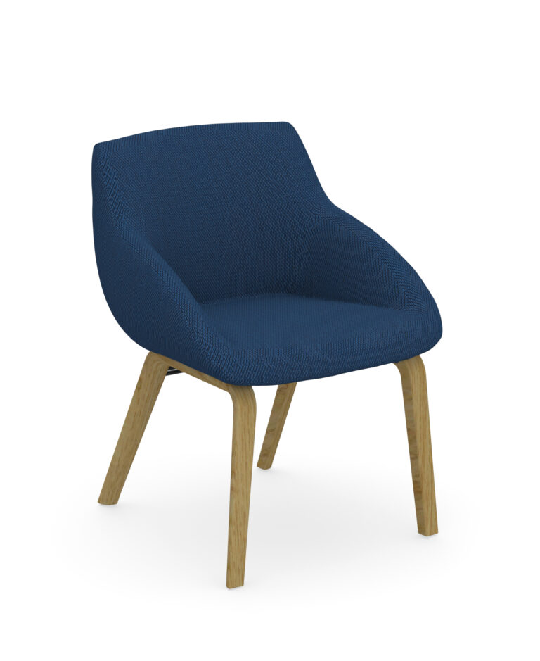 Blue | family of Conference and Lounge armchairs by Casala